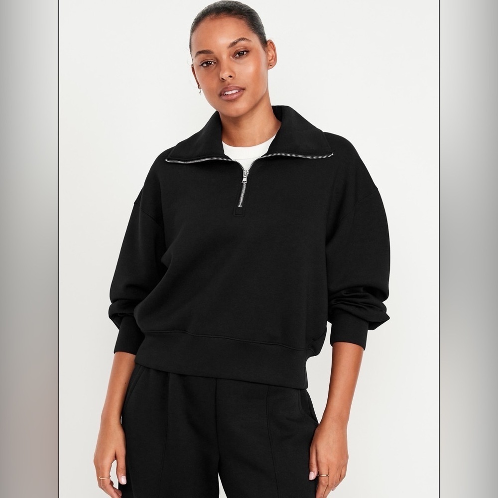 Old Navy Cozy Soft Bounce Fleece Half-Zip Pullover Sweatshirt NWT 2X Lounge Wear